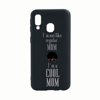 Husa Samsung Galaxy A40, Cool Mom, rezistenta la uzura, anti-alunecare, din silicon Premium, B019 Husa Samsung Galaxy A40, Cool Mom, rezistenta la uzura, anti-alunecare, din silicon Premium, B019