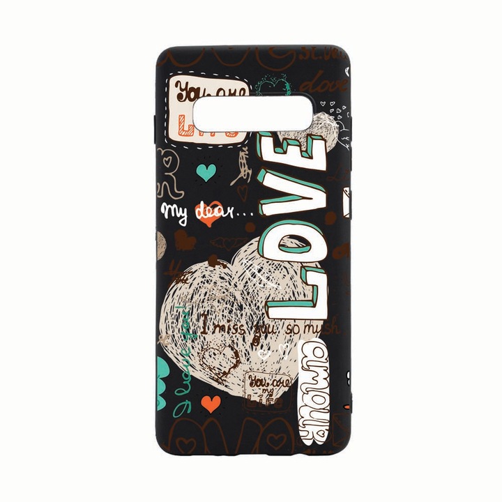 Силиконов калъф Unique за Samsung Galaxy S10 Plus, Love, B025
