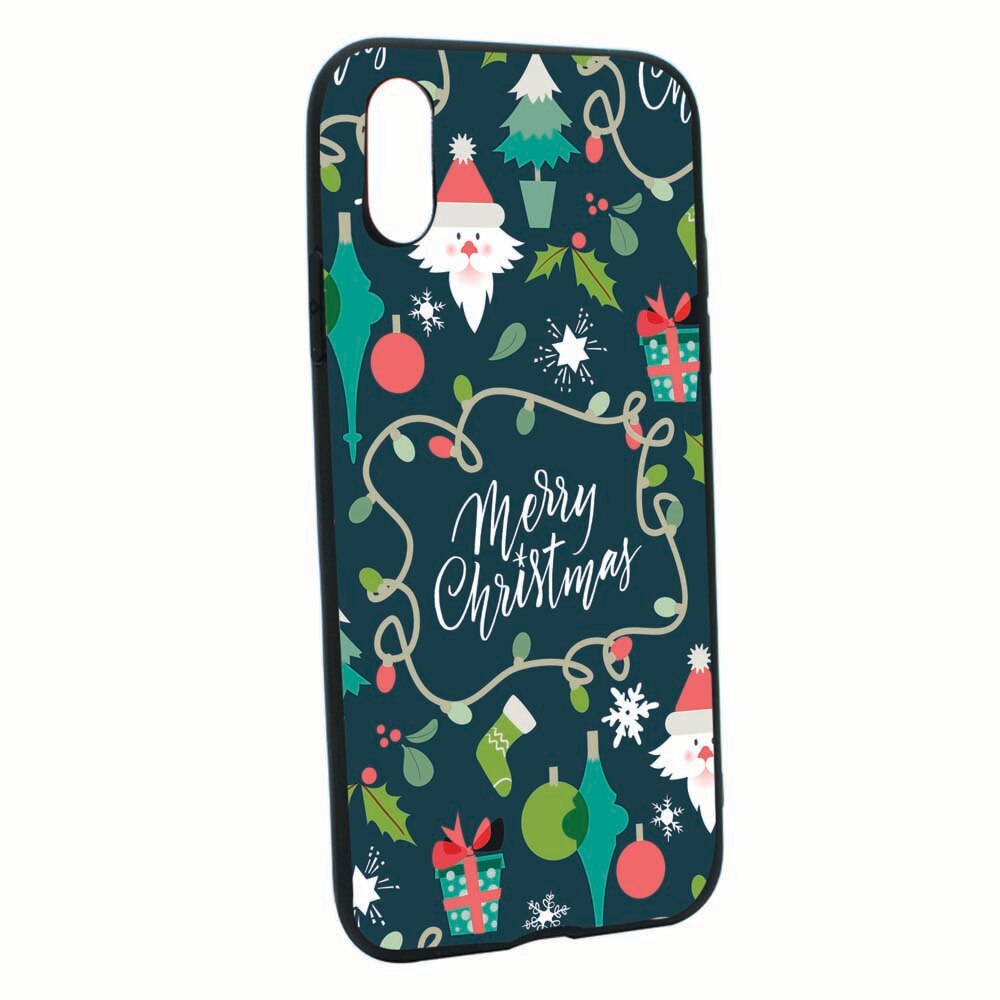 Husa Samsung Galaxy A10, Merry Xmas, rezistenta la uzura, anti-alunecare, din silicon Premium, B06