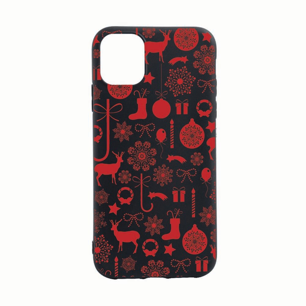 Husa Apple iPhone 11, Xmas Pattern, rezistenta la uzura, anti-alunecare, din silicon Premium, B07