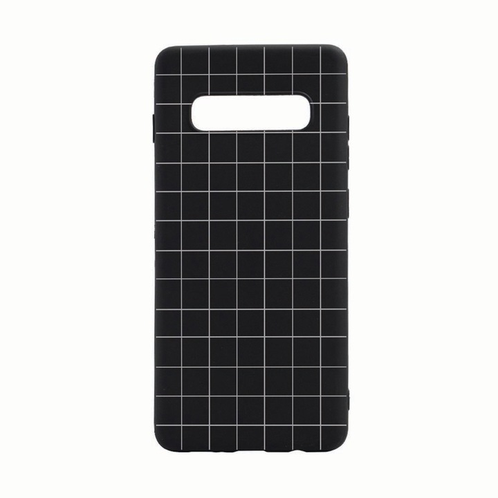 Силиконов калъф Unique за Samsung Galaxy S10 Plus, Grid, B015