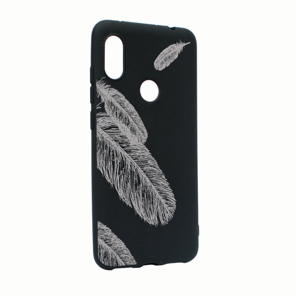 Husa Huawei Y6 2019, Feather BW, rezistenta la uzura, anti-alunecare, din silicon Premium, B018