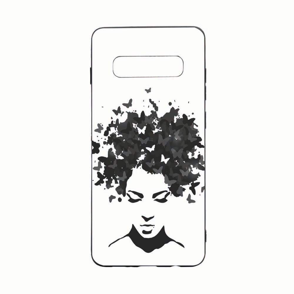 Husa Samsung Galaxy S10 Plus, Woman, rezistenta la uzura, anti-alunecare, din silicon Premium, B051