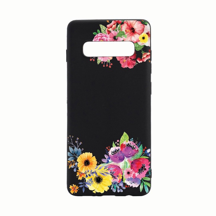 Силиконов калъф Unique за Samsung Galaxy S10 Plus, Flower, B056