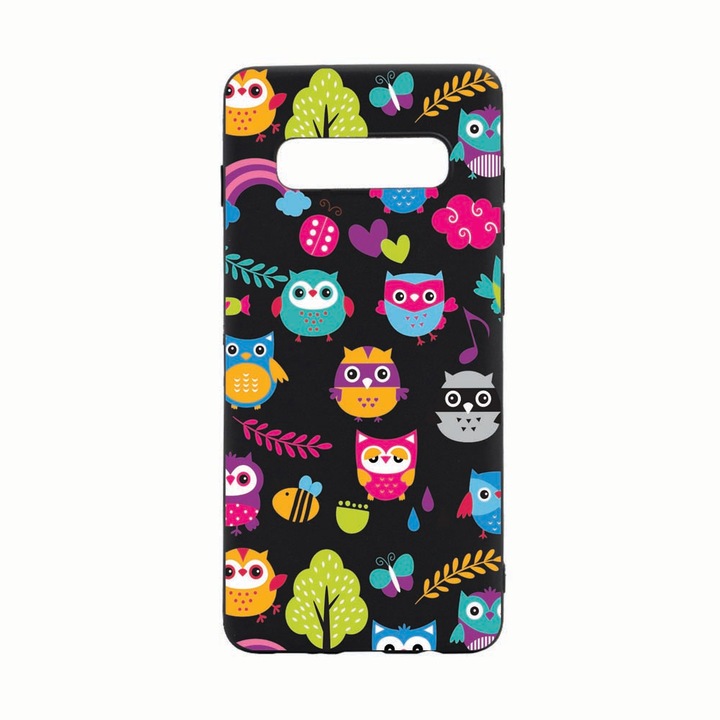 Силиконов калъф Unique за Samsung Galaxy S10 Plus, Owl, B043