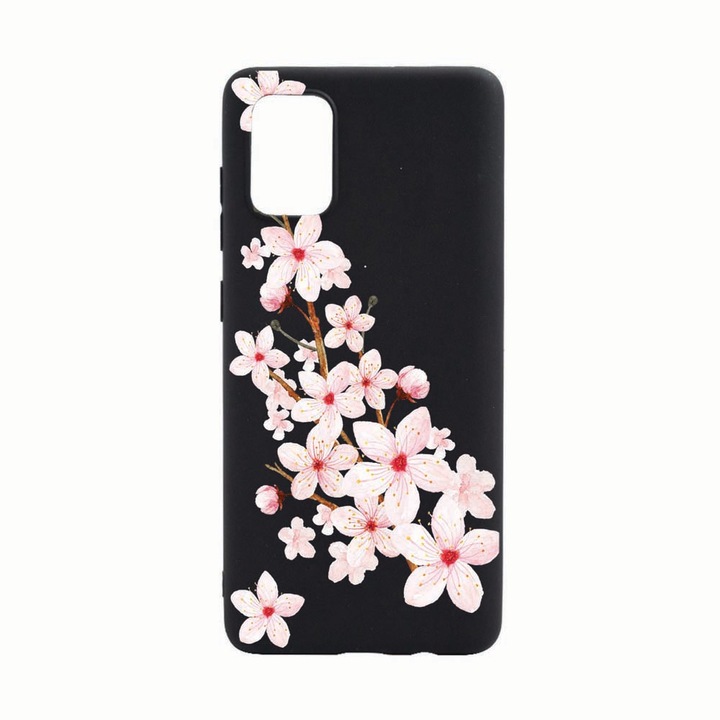 Samsung Galaxy S10 Lite / A91 tavaszi virág kopásálló csúszásgátló prémium szilikon tok B062