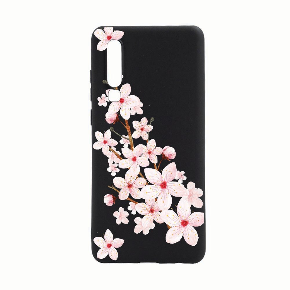 Husa Samsung Galaxy A7 2018, Spring Flower, rezistenta la uzura, anti-alunecare, din silicon Premium, B062