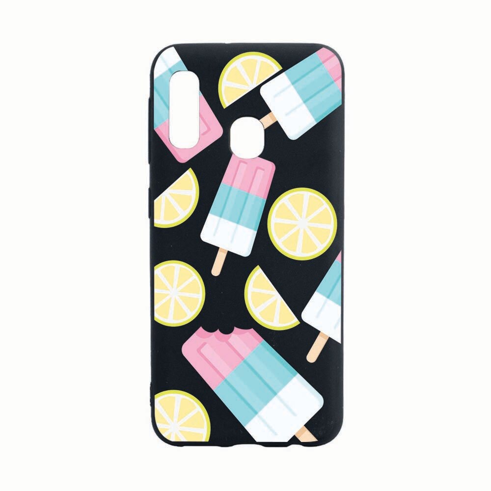 Husa Samsung Galaxy A20E, Ice-Cream, rezistenta la uzura, anti-alunecare, din silicon Premium, B065