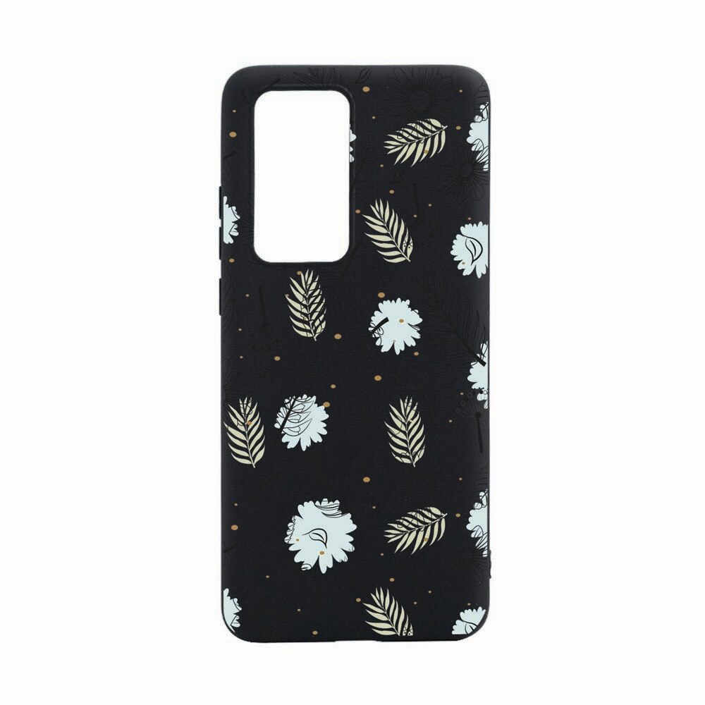 Husa Huawei P40 Pro, Flowers, rezistenta la uzura, anti-alunecare, din silicon Premium, B081