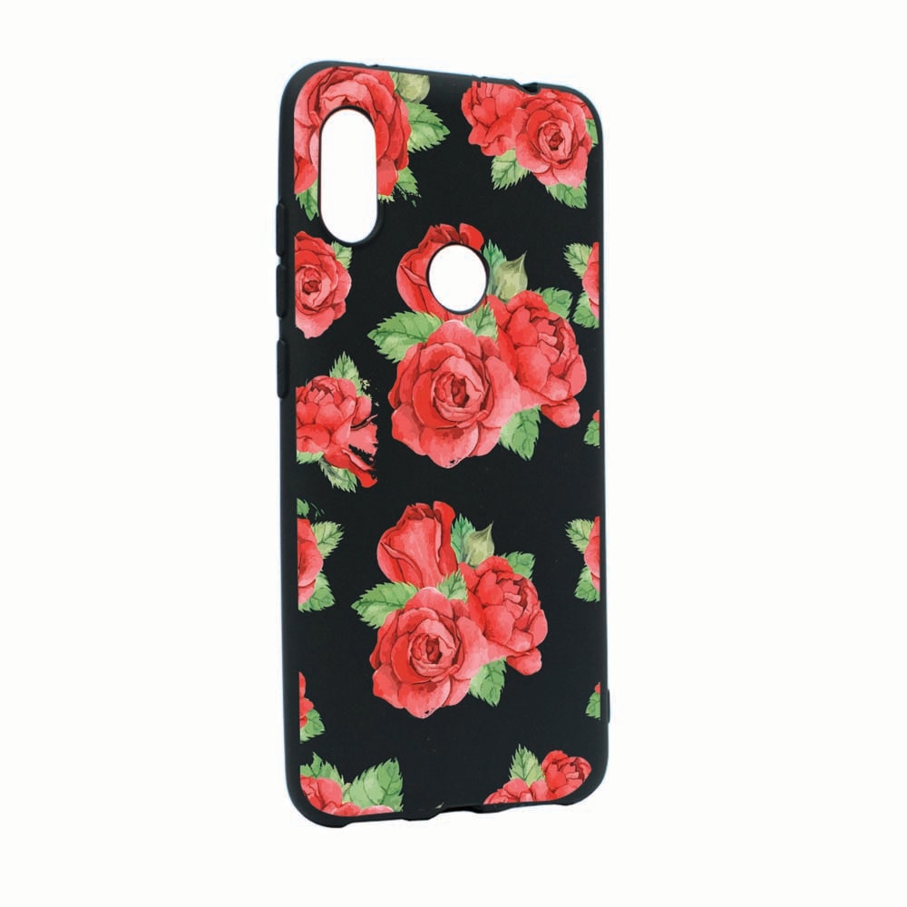 Husa Huawei Y6 2019, Rose, rezistenta la uzura, anti-alunecare, din silicon Premium, B097