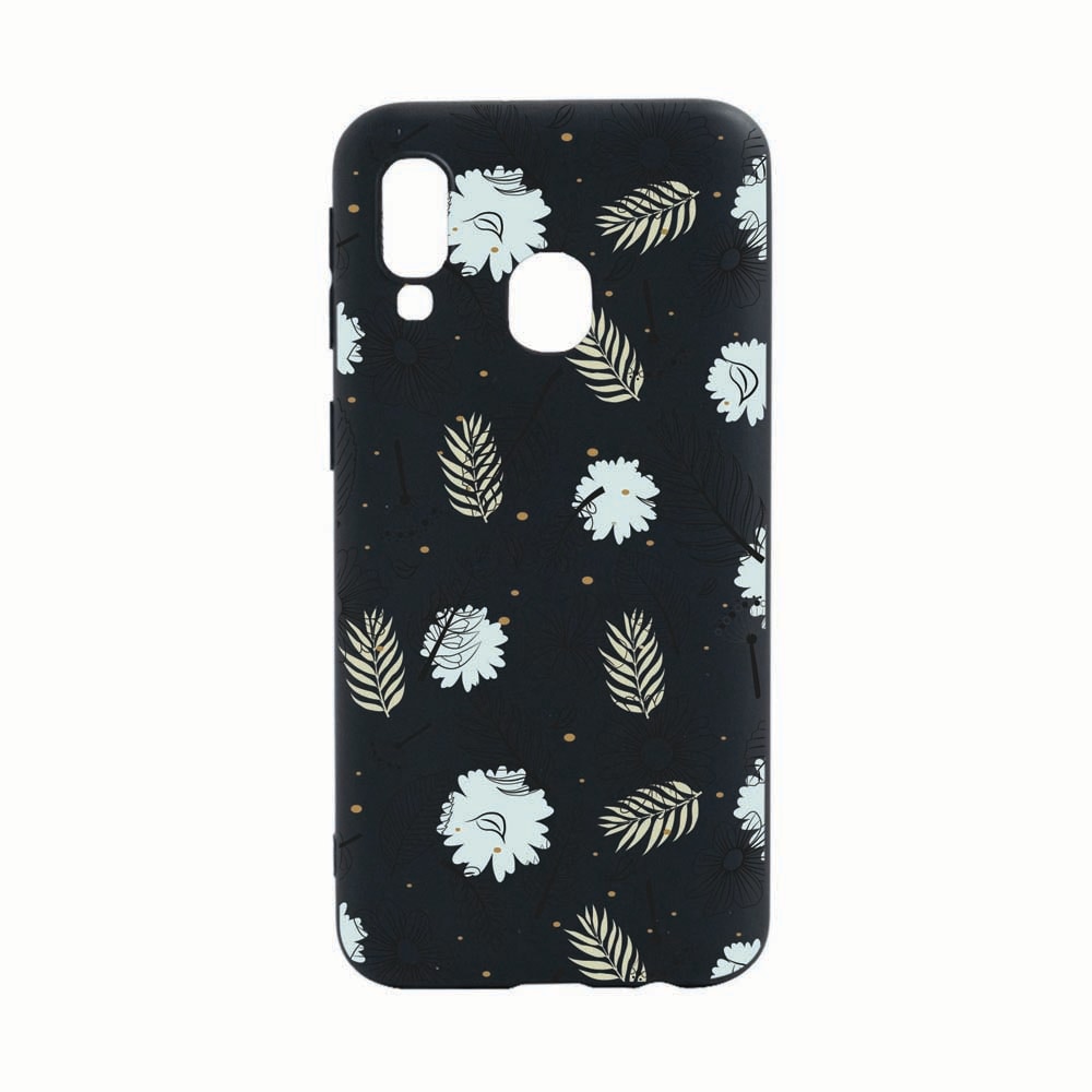 Husa Xiaomi Redmi Note 7, Flowers, rezistenta la uzura, anti-alunecare, din silicon Premium, B081