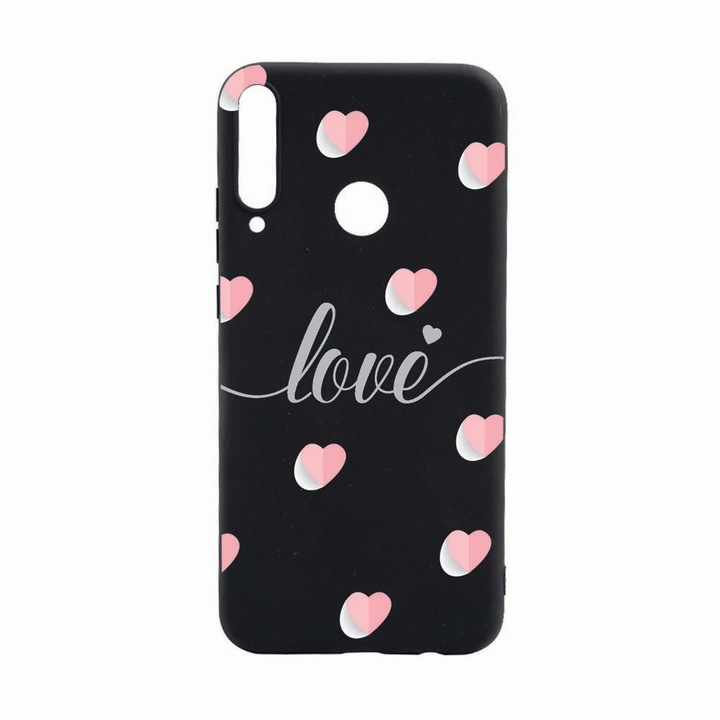 Husa Huawei P40 Lite E, Flying Hearts, rezistenta la uzura, anti-alunecare, din silicon Premium, B085
