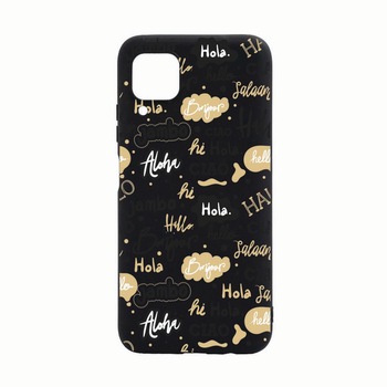 Husa Huawei P40 Lite, Hello, rezistenta la uzura, anti-alunecare, din silicon Premium, B078 Husa Huawei P40 Lite, Hello, rezistenta la uzura, anti-alunecare, din silicon Premium, B078