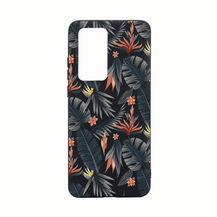 Huawei P40 Cover, тропически модел, устойчив на износване, противоплъзгащ се, първокласен силикон, B088