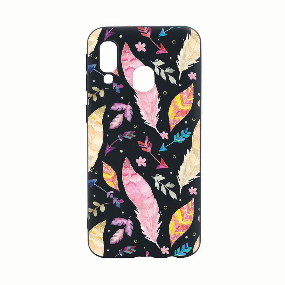 Husa Huawei P Smart 2019 / Honor 10 Lite, Happy Feathers, rezistenta la uzura, anti-alunecare, din silicon Premium, B068