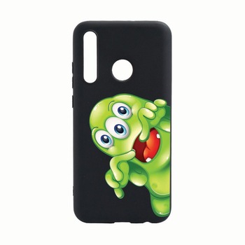 Husa Huawei Honor 20 Lite / P smart Plus 2019, Green Monster, rezistenta la uzura, anti-alunecare, din silicon Premium, B060 Husa Huawei Honor 20 Lite / P smart Plus 2019, Green Monster, rezistenta la uzura, anti-alunecare, din silicon Premium, B060