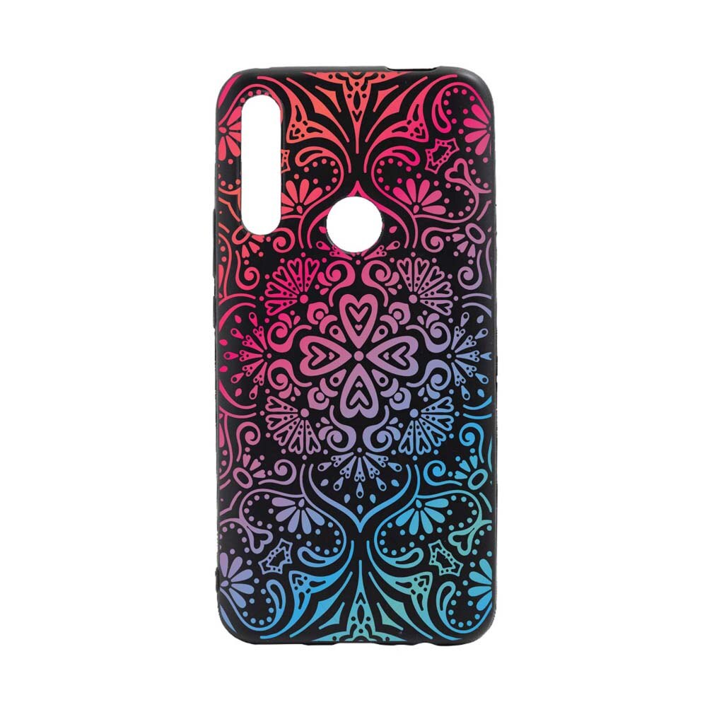 Husa Huawei Y7 2019, Non-Figurative, rezistenta la uzura, anti-alunecare, din silicon Premium, B072