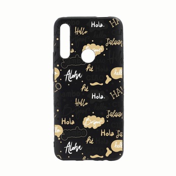 Husa Huawei Y7 2019, Hello, rezistenta la uzura, anti-alunecare, din silicon Premium, B078 Husa Huawei Y7 2019, Hello, rezistenta la uzura, anti-alunecare, din silicon Premium, B078