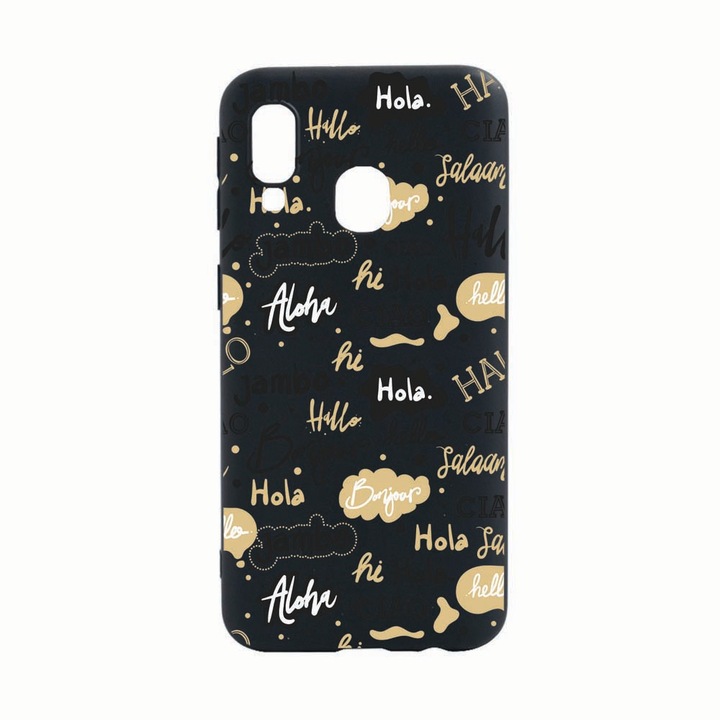 Huawei P Smart 2019 / Honor 10 Lite Hello, устойчив на износване противоплъзгащ премиум силиконов калъф B078