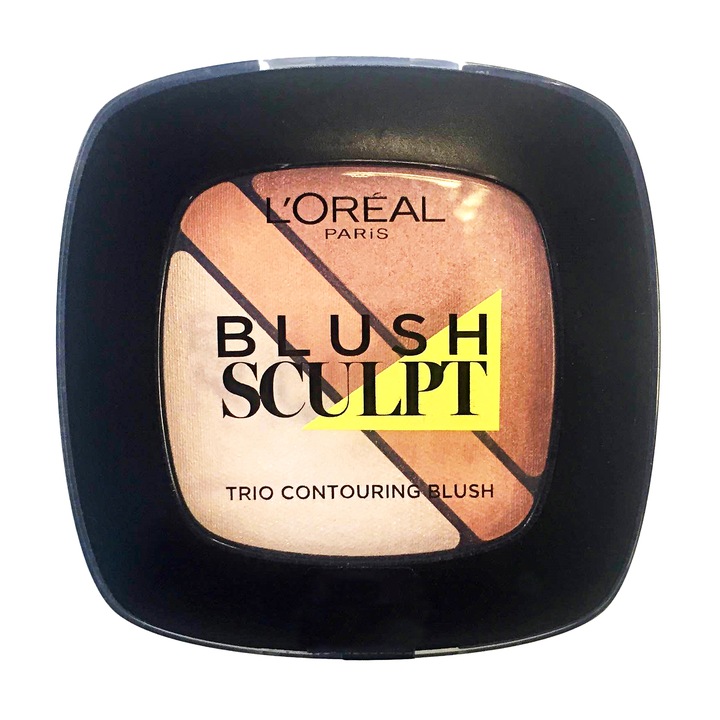 Руж L'Oreal Paris Trio Infaillible Blush Sculpt 101 Soft Sand, 3.8 г