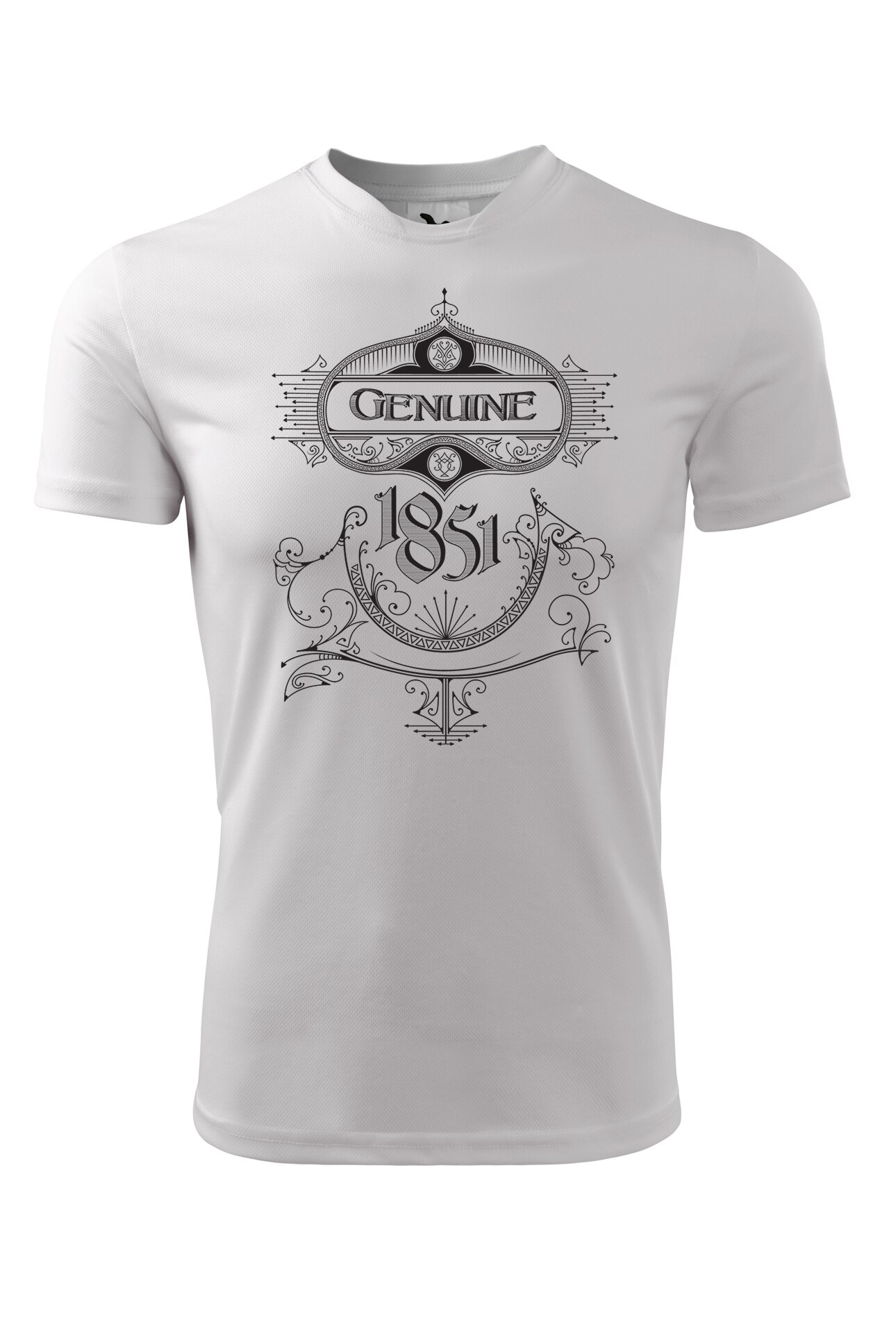 Tricou personalizat, Genuine 1851, Adler, Alb