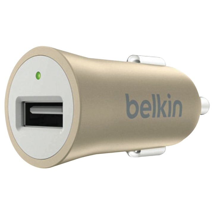 Зарядно устройство за кола Belkin MIXIT UP Metallic, Златисто