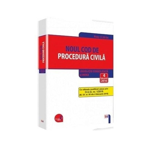 Noul Cod de procedura civila 2016