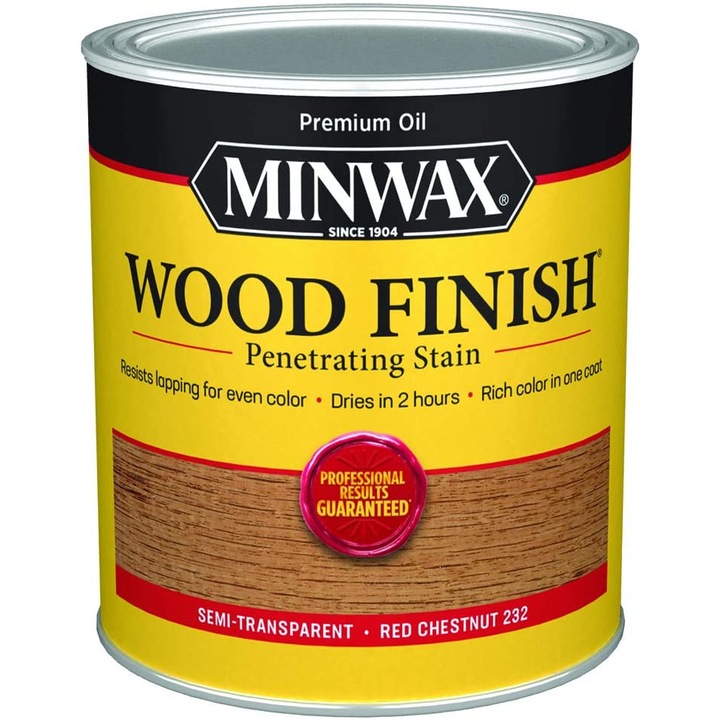 Minwax® Wood Finish™ байц за дърво, червен кестен, 0,946 л