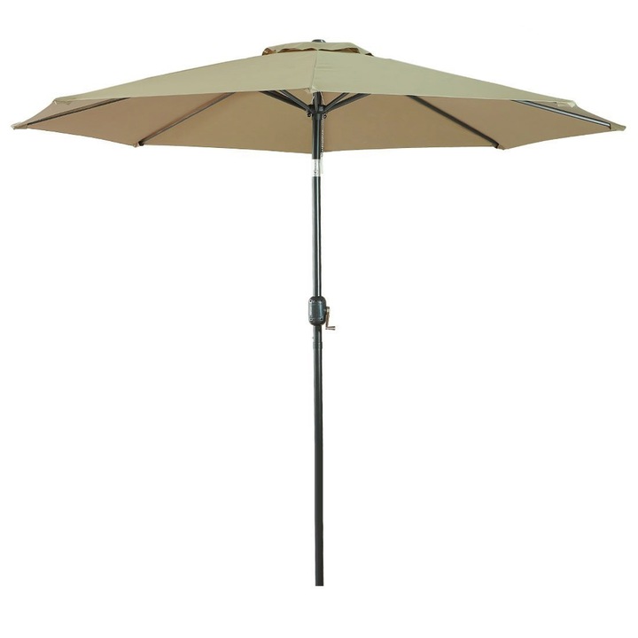 Timeless Tools kerti napernyő, átmérője 2,7 m, khaki szín