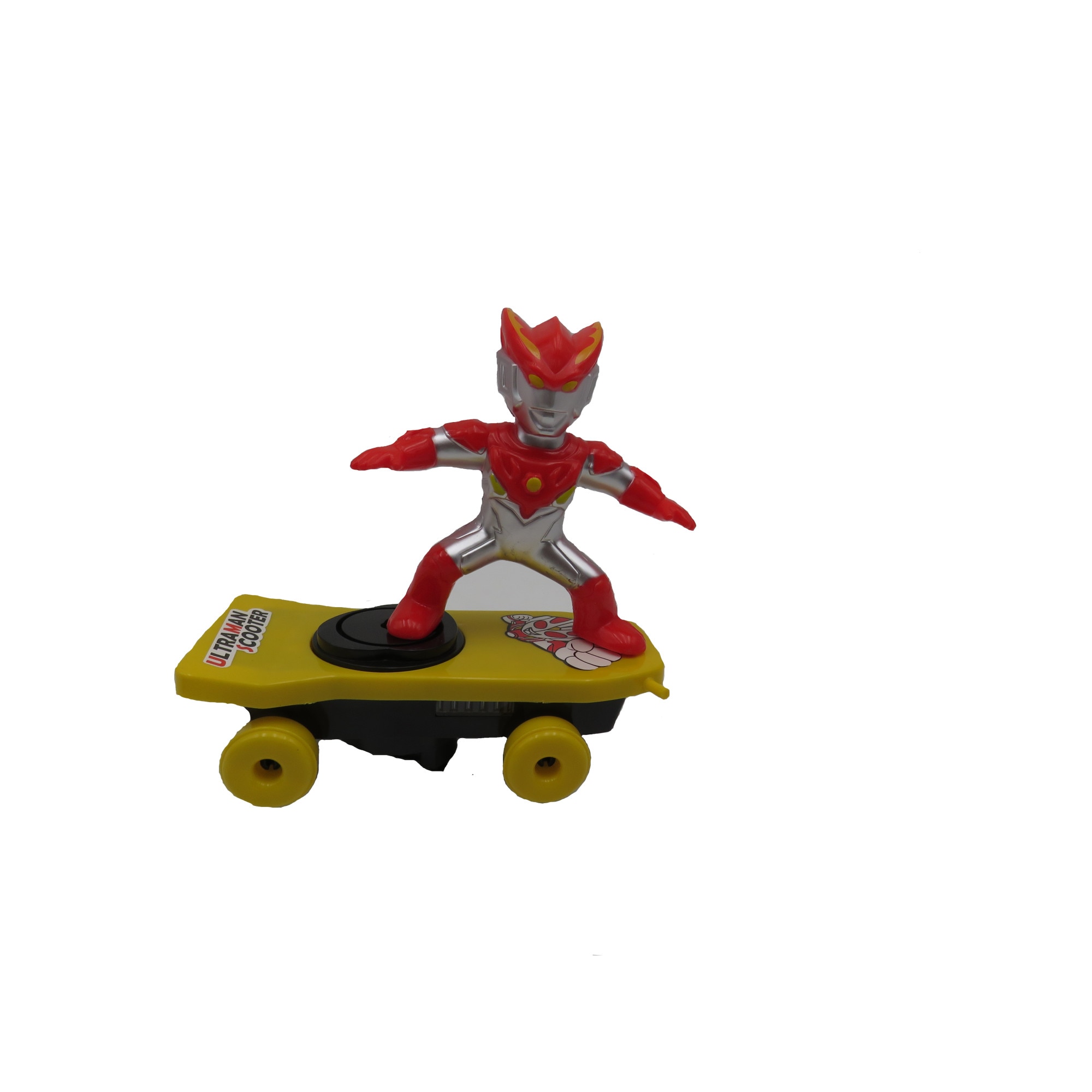 Jucarie robotel pe placa , rosu , 23cm