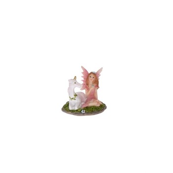 Figurina, zana cu unicorn, 3.5 cm Figurina, zana cu unicorn, 3.5 cm