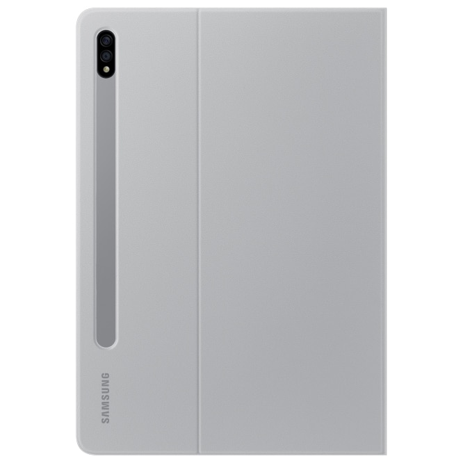 Husa de protectie Samsung Book Cover pentru Galaxy Tab S7 / Tab S8, Light Gray