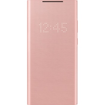 Husa de protectie Samsung LED View pentru Galaxy Note 20, Copper Brown Husa de protectie Samsung LED View pentru Galaxy Note 20, Copper Brown