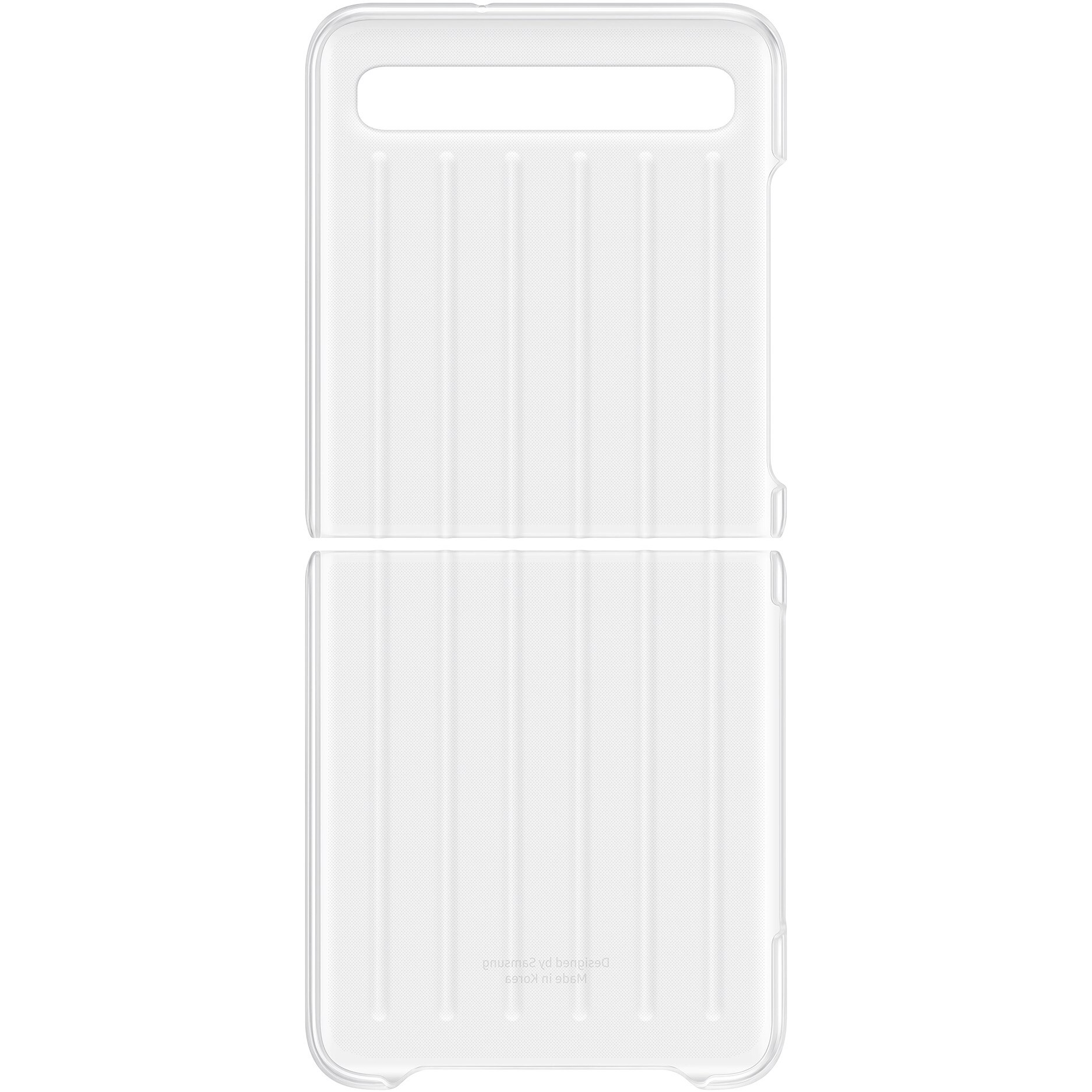 Husa de protectie Samsung Clear Cover pentru Galaxy Z Flip (5G), Transparent