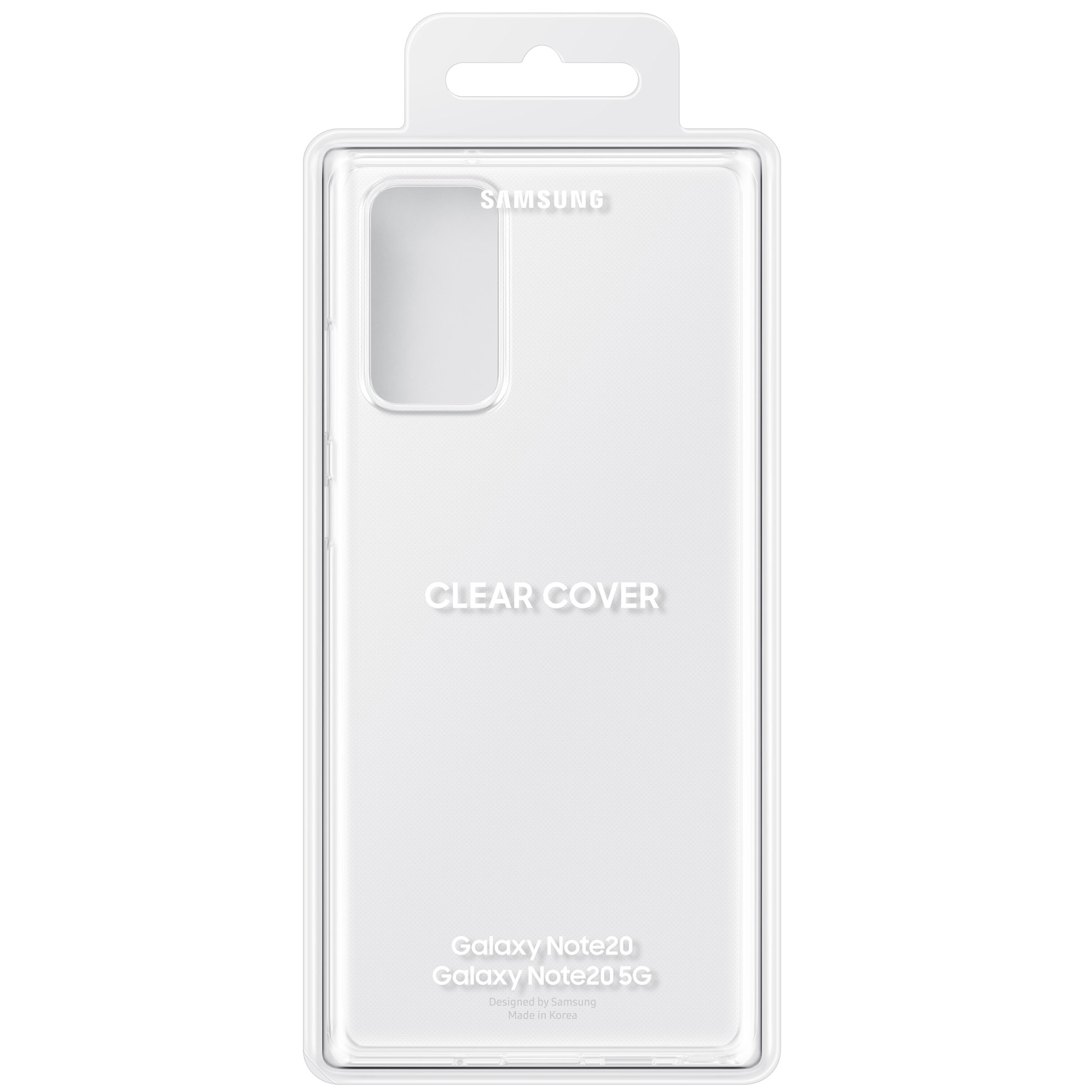 Husa de protectie Samsung Clear pentru Galaxy Note 20, Transparent