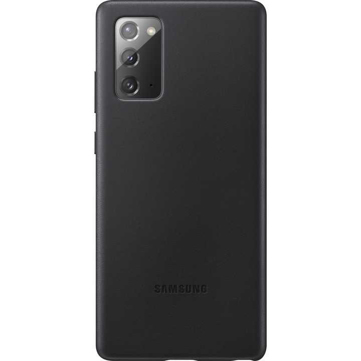 Калъф Samsung Leather за Galaxy Note 20, Black