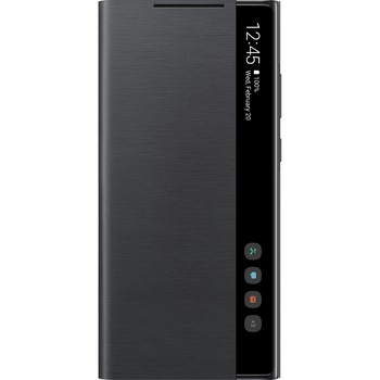 Husa de protectie Samsung Clear view pentru Galaxy Note 20, Black Husa de protectie Samsung Clear view pentru Galaxy Note 20, Black