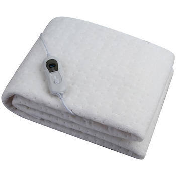 Saltea cu incalzire electrica Kring, 200 x 90 cm, fleece, 3 trepte de incalzire, 60 W, Alb Saltea cu incalzire electrica Kring, 200 x 90 cm, fleece, 3 trepte de incalzire, 60 W, Alb