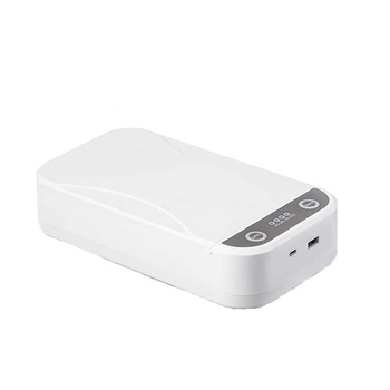 Aparat de dezinfectare si sterilizare eSelect cu lumina UVC de generatie 2 pentru telefon, chei si alte obiecte UVC9994040 Alb Aparat de dezinfectare si sterilizare eSelect cu lumina UVC de generatie 2 pentru telefon, chei si alte obiecte UVC9994040 Alb