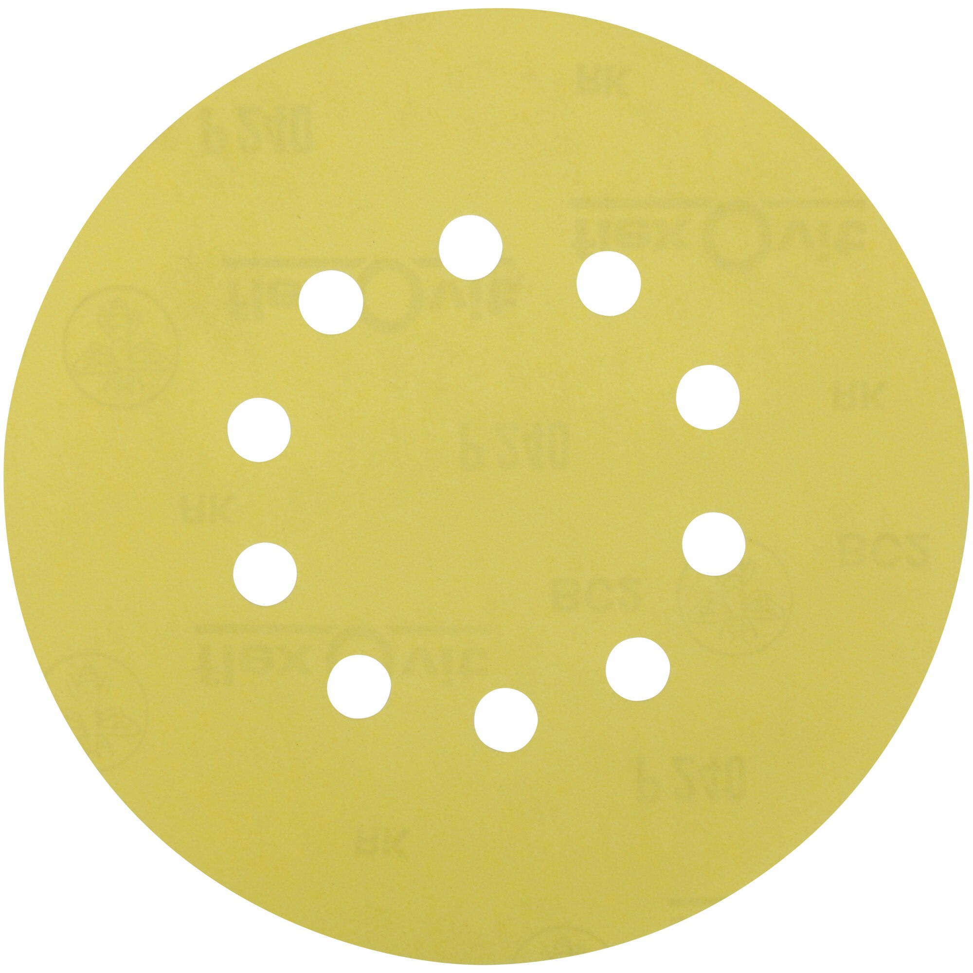 Disc Abraziv Prindere Arici cu 10 Gauri EvoTools, Diametru 210 mm, Granulatia 100