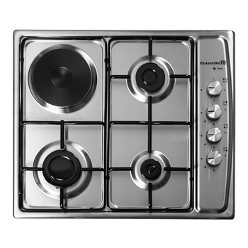 Plita incorporabila pe gaz Hausberg HB-562, 3 arzatoare pe gaz, 1 arzator electric Plita incorporabila pe gaz Hausberg HB-562, 3 arzatoare pe gaz, 1 arzator electric