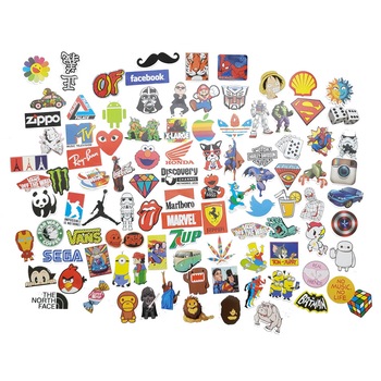 Set 100 bucati stickere / Abtibilduri  Set 100 bucati stickere / Abtibilduri