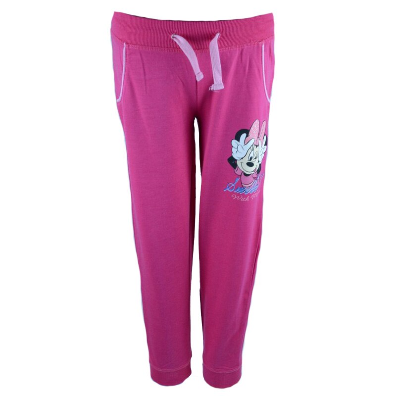 Pantaloni sport pentru fete Disney Minnie Mouse DISM-GPTR42584R, Roz, 128 cm