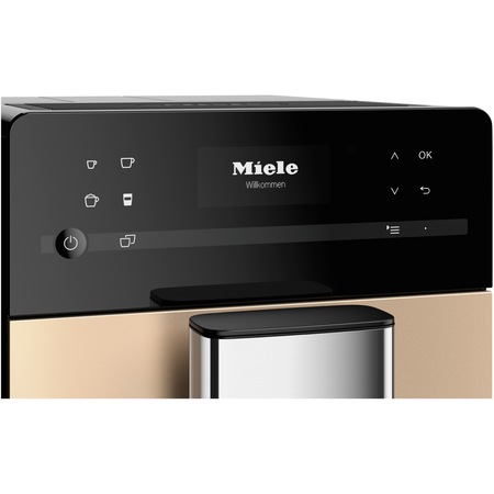 Espressor automat Miele CM 5510 Silence PearlFinish, 15 bar, 1.3 L, OneTouch for Two, AromaticSystem, Profiluri utilizator, Crem