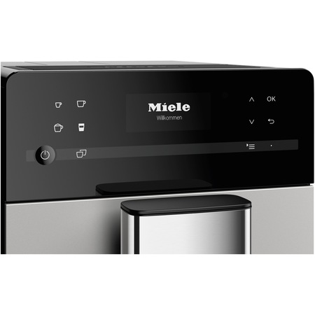 Espressor automat Miele CM 5510 Silence Silver, 15 bar, 1.3 L, OneTouch for Two, AromaticSystem, Profiluri utilizator, Argintiu
