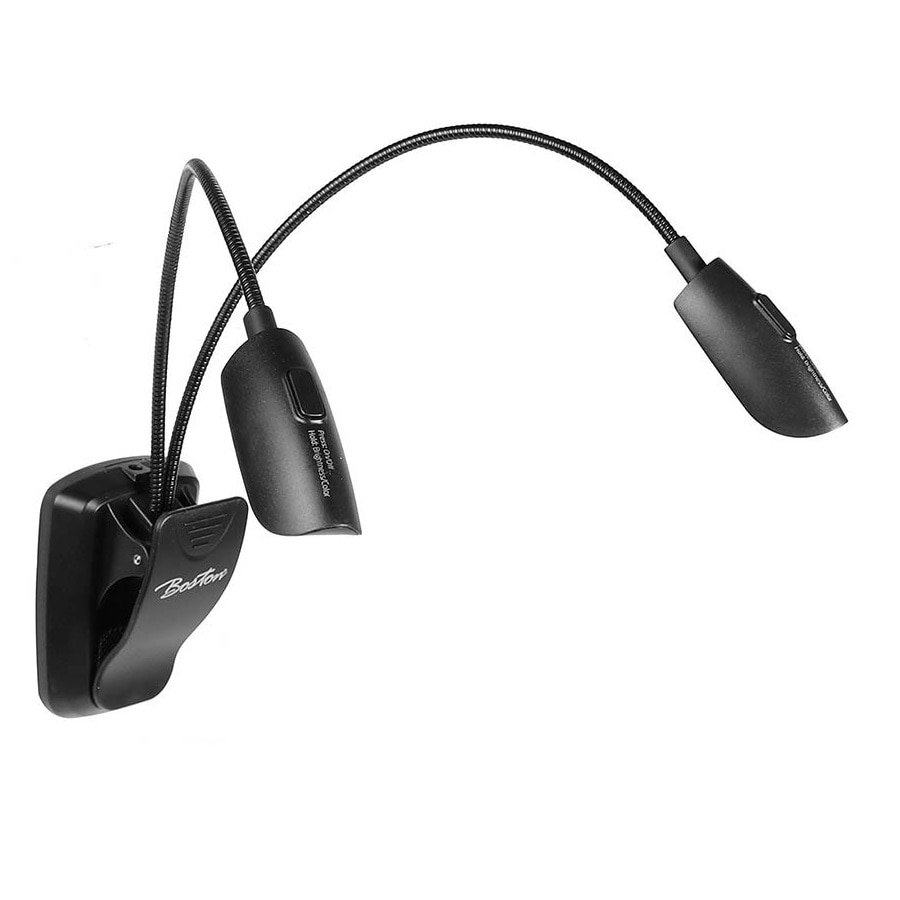 Lampa 12 LED universala, pentru partituri, Boston, MSL612, neagra