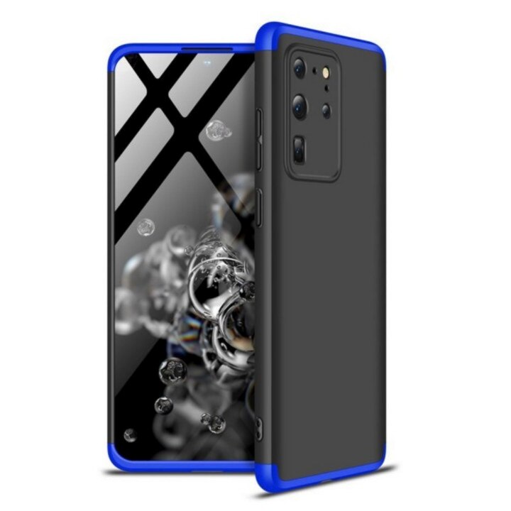 Husa Shield 360 GKK pentru Samsung S20 Ultra Black/Blue