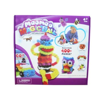 Joc interactiv 3D Maomao Magicball, 400 piese, Multicolor Joc interactiv 3D Maomao Magicball, 400 piese, Multicolor