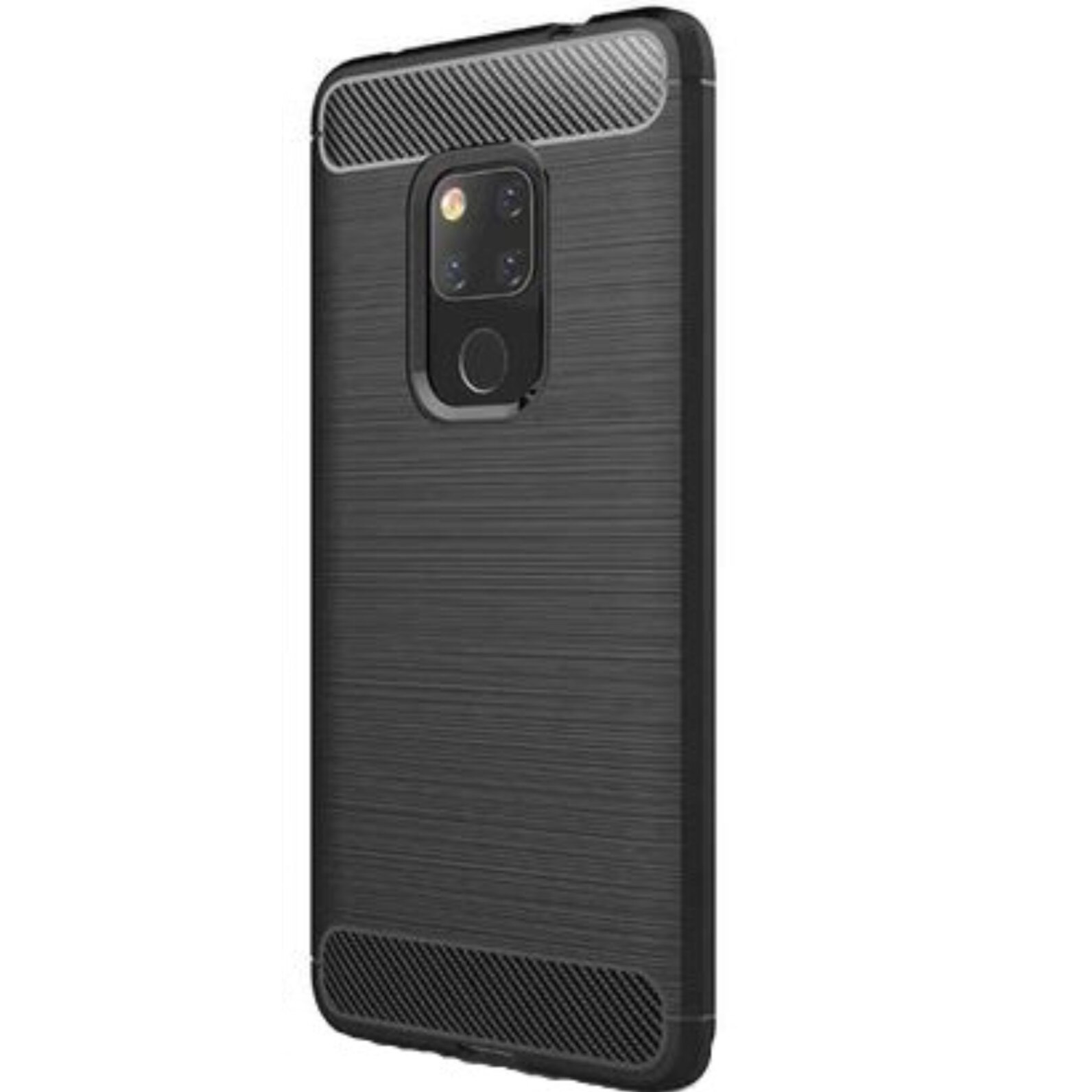 Husa de protectie Soho Pentru Huawei Mate 20, din silicon, Negru