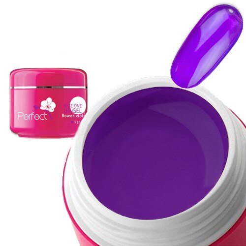 Gel Uv Unghii Color Flower Violet